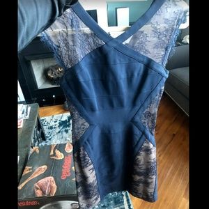 BCBG Navy Blue Mini Dress